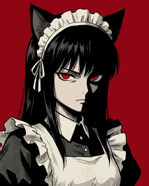 The Maid — Dog Days fighter portrait